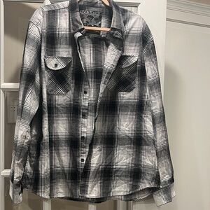 Classic Black and White Checkered Shirt